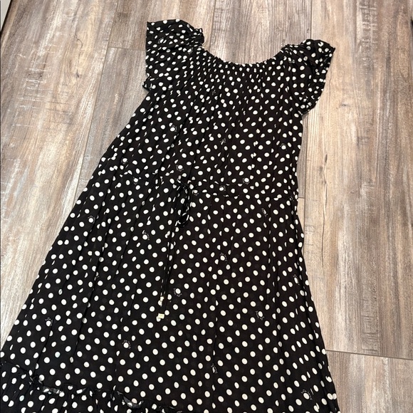 Kate Spade Lia Polka Dot Maxi Dress Size Medium - Picture 3 of 7